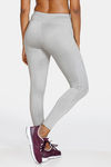 Zelocity Quick Dry Gym Leggings - Grey — thumbnail 3